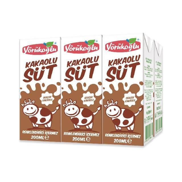 Yörükoğlu Kakaolu Süt  6x180ml