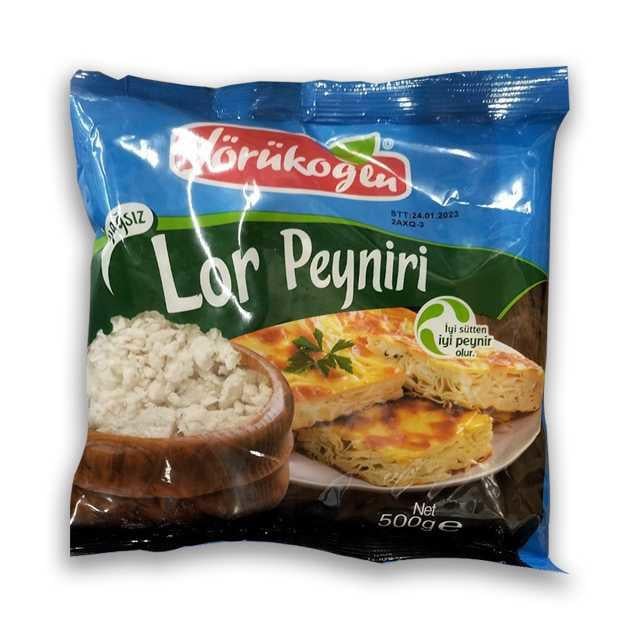 Yörükoğlu Lor Peynir 500gr Poşet
