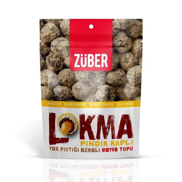 Züber Lokma Fındık Kaplamalı 96gr