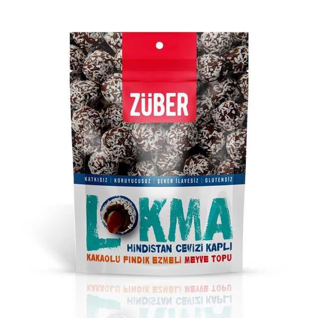 Züber Lokma H. Cevizi Kaplamalı 96gr
