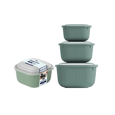 DUNYA 30907 3lu KARE SNAPLID LINE SAKLAMA KABI