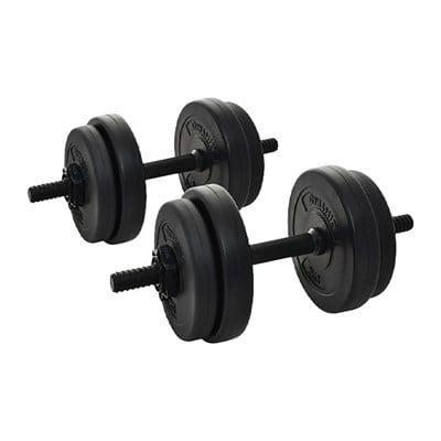 DYNAMIC VINYL DUMBBELL SET 15KG