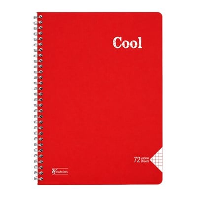 K.Color A4/72 Kareli Pp.Kap.Sprl.Cool Defter