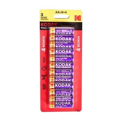 Kodak 8+4 Çinko Kalem Pil