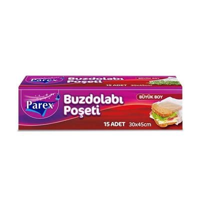Parex Buzdolabı Poşeti 30*45 Büyük 15li