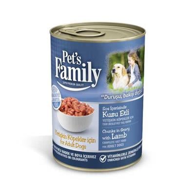 Pets Family  Köpek Konserve Kuzu 400gr