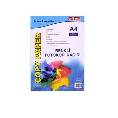 Renkli A4 100 lü Fotokopi Kağıdı