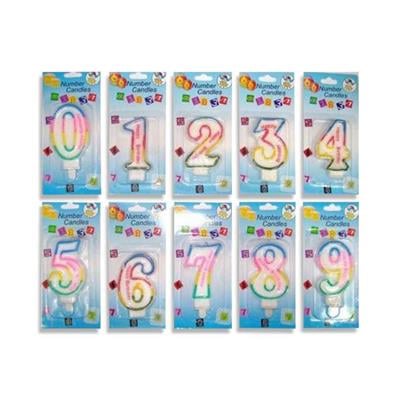 Secen Rakamlı Yaşpasta Mumu