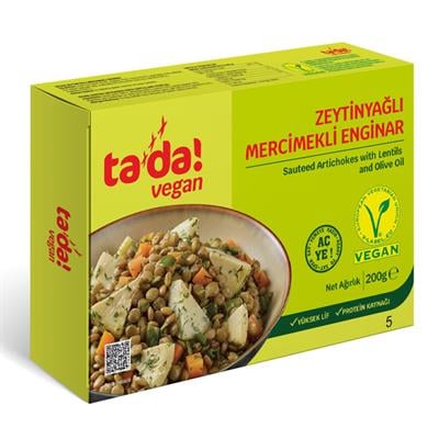 Tada Zeytinyağlı Mercimekli Enginar 200gr