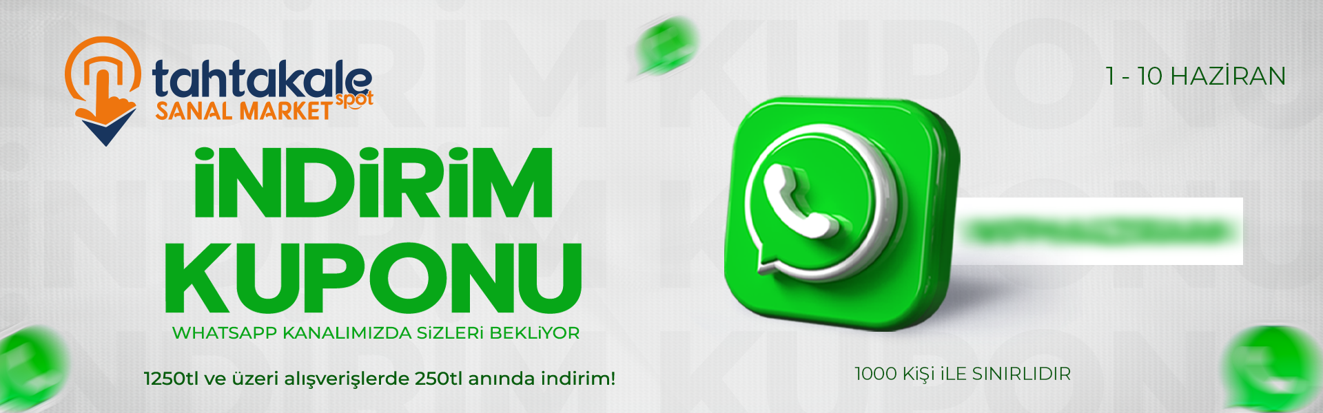 Whatsapp Kupon Banner