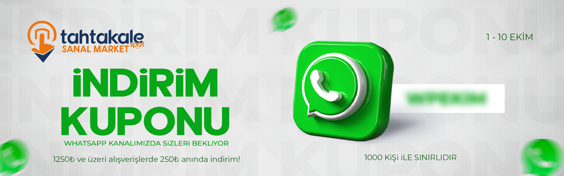 Whatsapp Kupon Banner