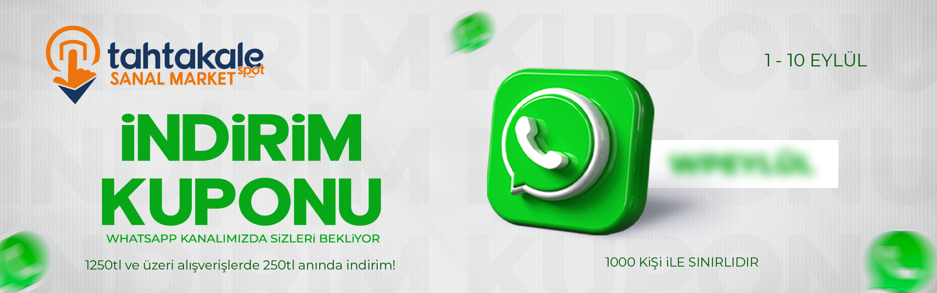 Whatsapp Kupon Banner