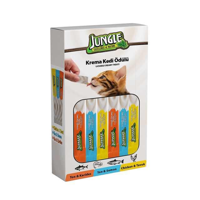 Jungle Kedi Ödül Maması Mix 9x14gr