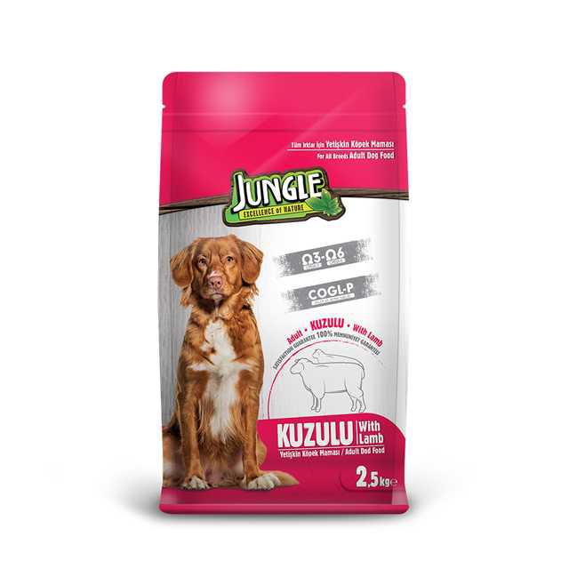 Jungle Yetişkin Köpek Maması Kuzulu 2,5 kg