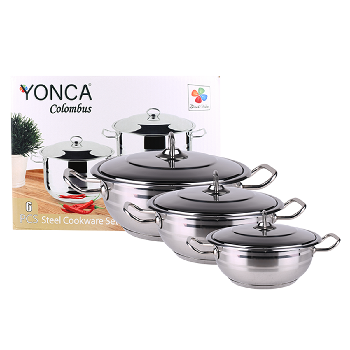 yonca-colombus-6prc-tencere-
