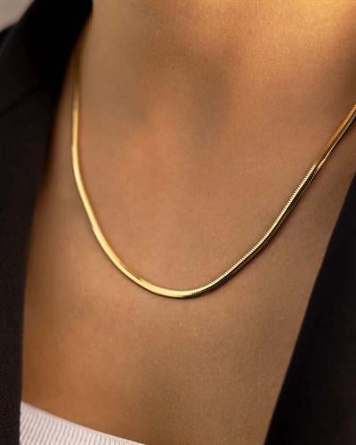 14 Ayar Altın Zincir Balık Sırtı 3 mm14 Ayar Altın Zincir Balık Sırtı 3 mmZincirler