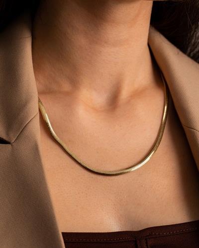 14 Ayar Altın Zincir Balık Sırtı 4 mm14 Ayar Altın Zincir Balık Sırtı 4 mmZincirler