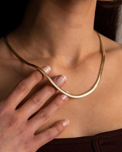 14 Ayar Altın Zincir Balık Sırtı 4 mm14 Ayar Altın Zincir Balık Sırtı 4 mmZincirler