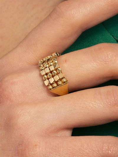 Küp Dorika Altın Yüzük Küp Dorika Altın Yüzük 