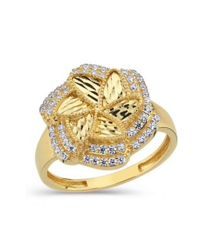 Taşlı Çiçek Altın Yüzük 14 AyarTaşlı Çiçek Altın Yüzük 14 AyarTaşlı Yüzükler