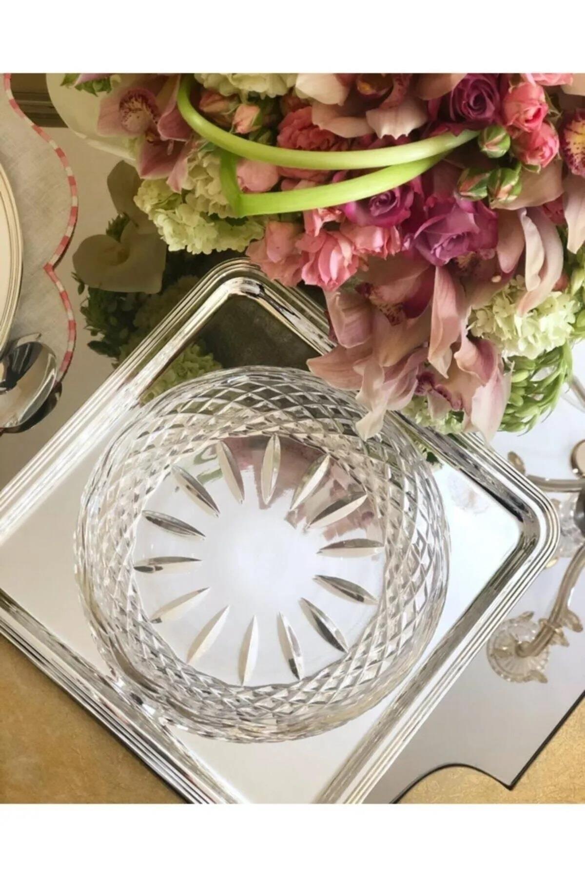 Kristal Cam Salata Kasesi 22cm