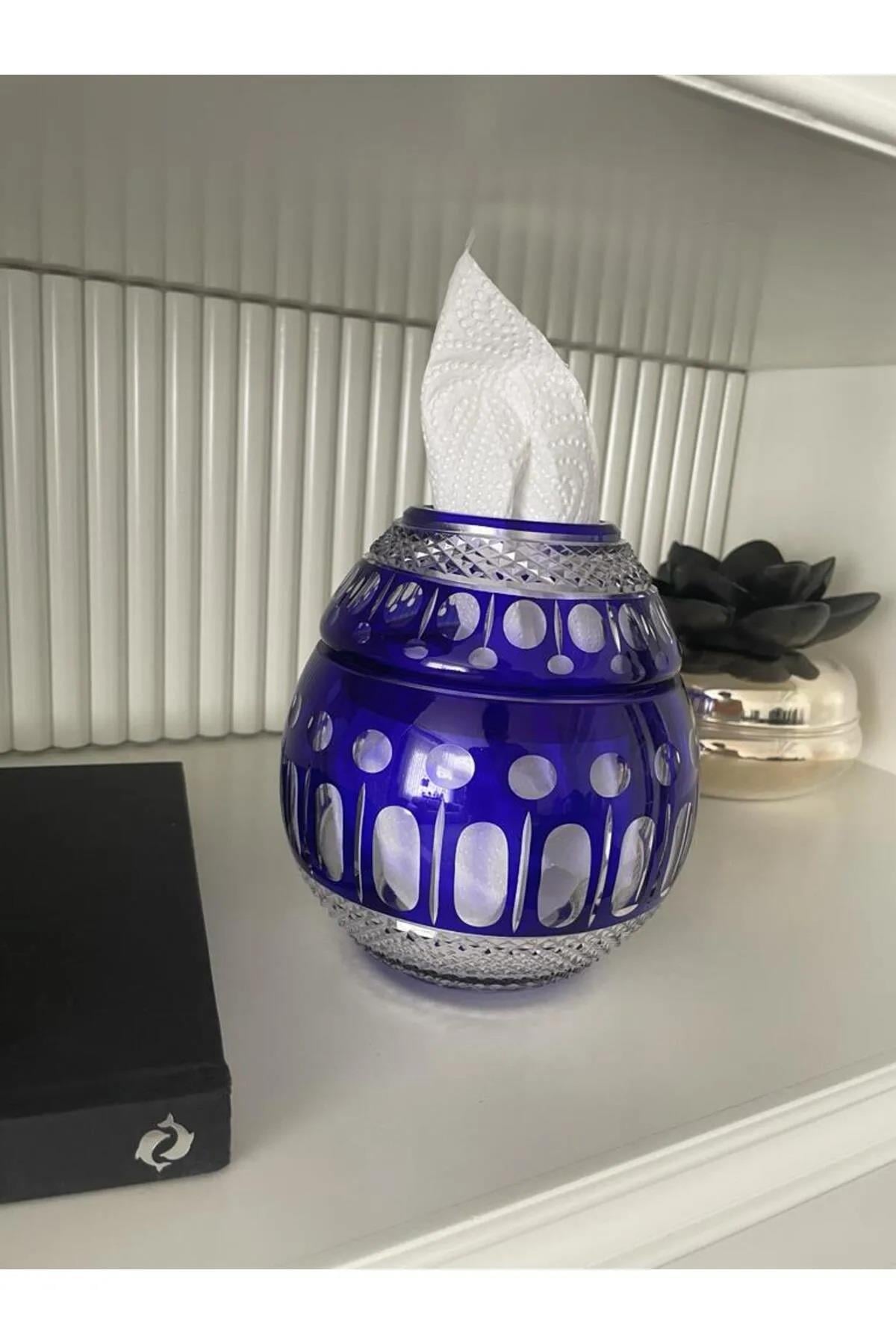 Kristal Kesme Cam Peçetelik