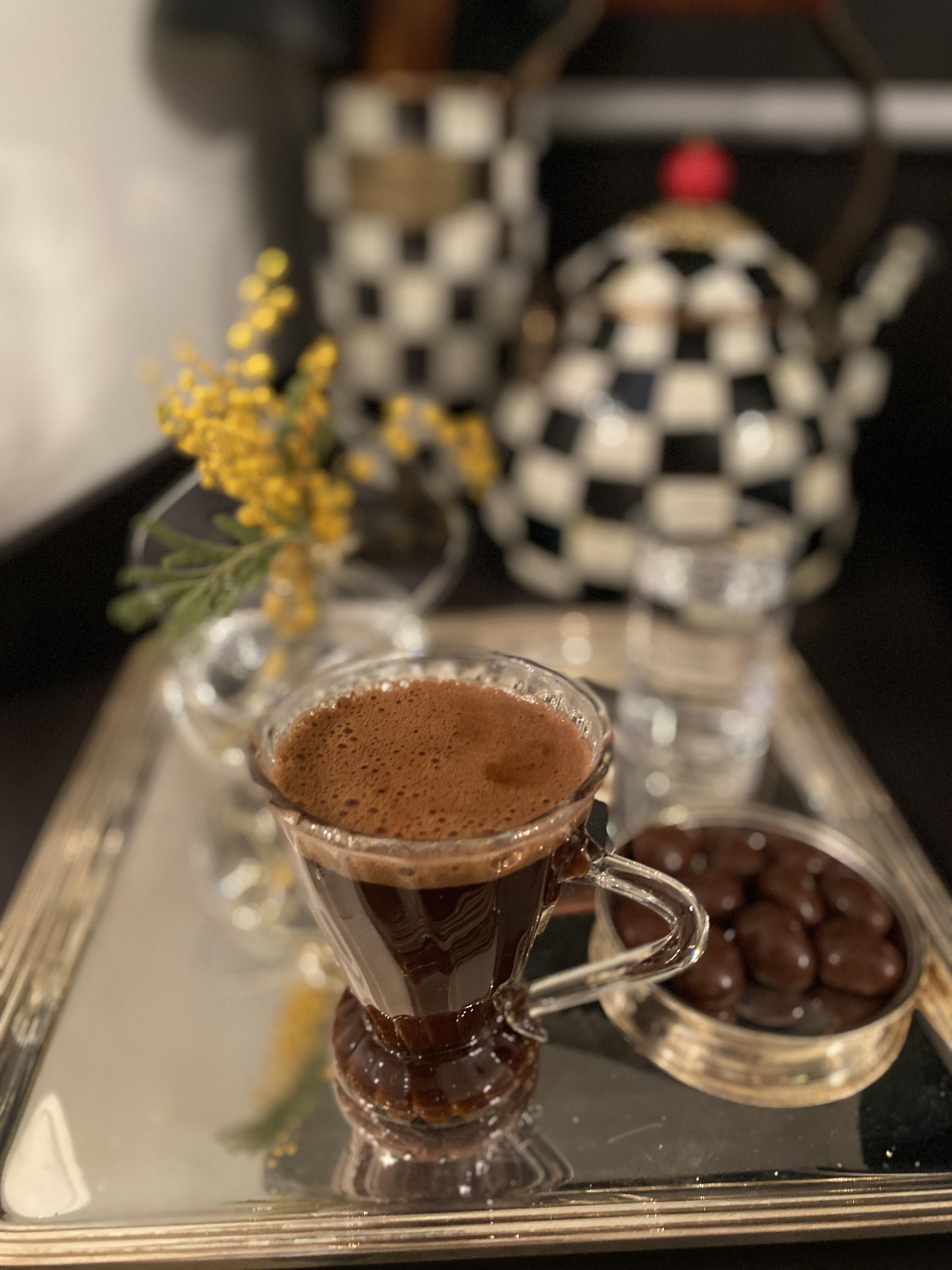Üfleme Cam Kahve Fincanı