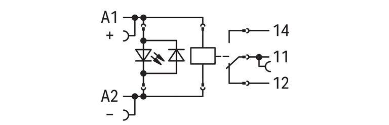 WAGO 788-303   Röle modülü; Nominal giriş gerilimi: 12 VDC; 1 değişken kontak; Sınırlayıcı sürekli akım: 16 A; Kırmızı durum göstergesi; Modül genişliği: 15 mm; 2,50 mm²; gri