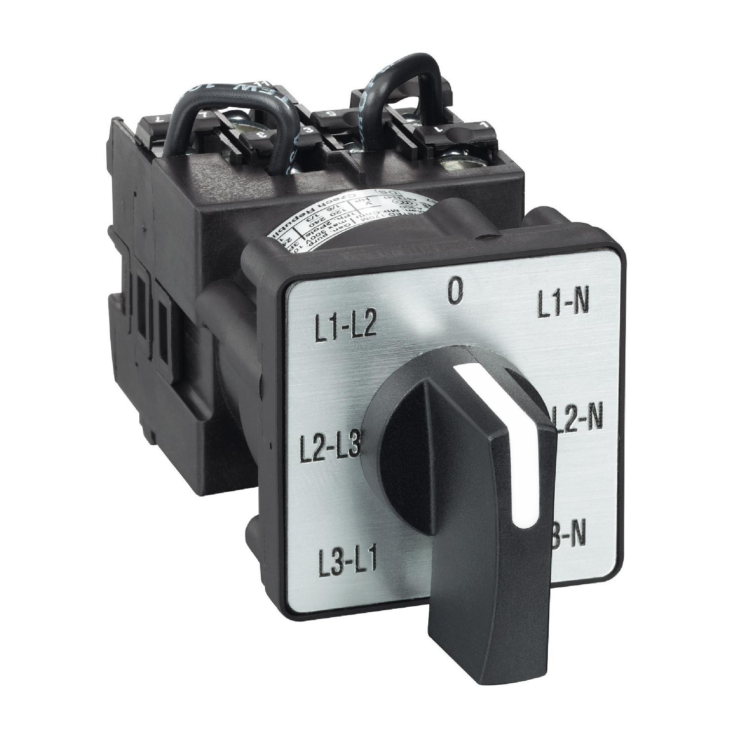 K1F027MLH KAM VOLTMETRE ANAHTARI - 3L VE 3L-N - 45° - 12 A