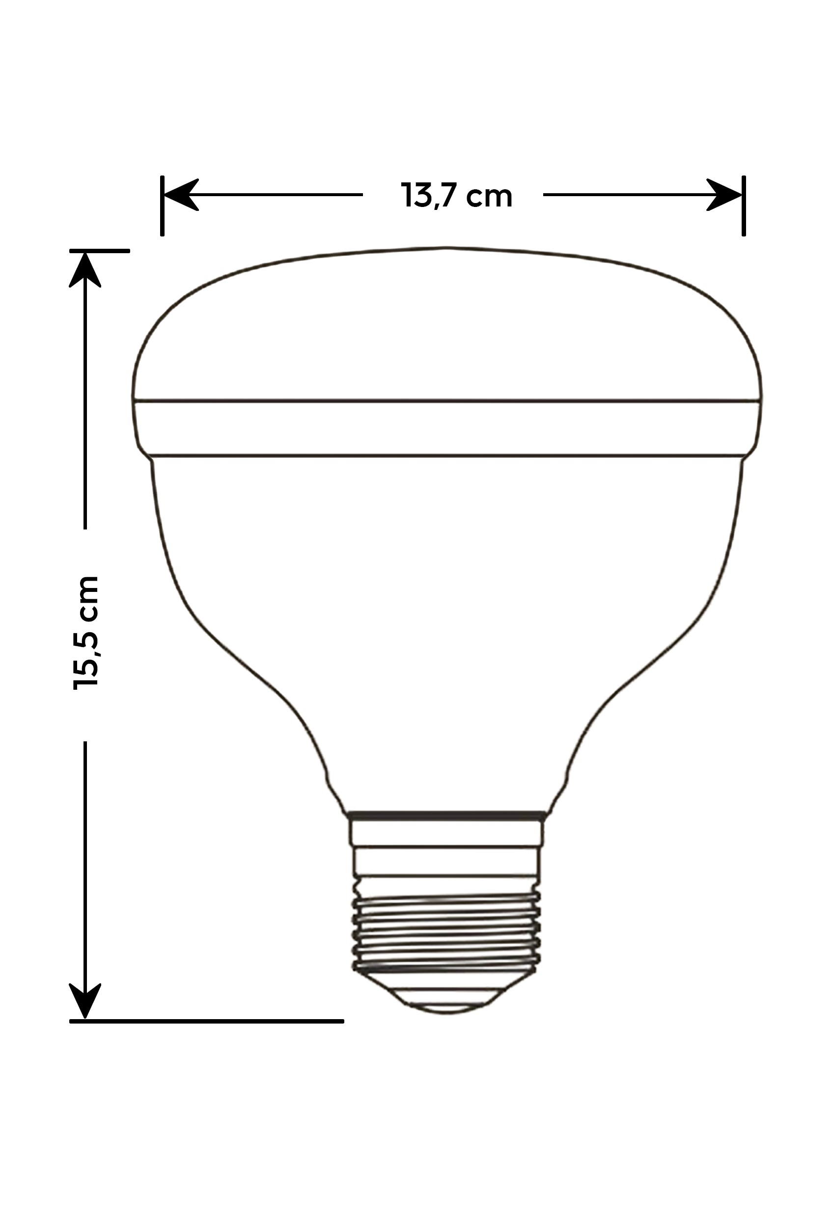 CT 4165 65W 6400K KRİSTAL TORCH LED AMPÜL E27
