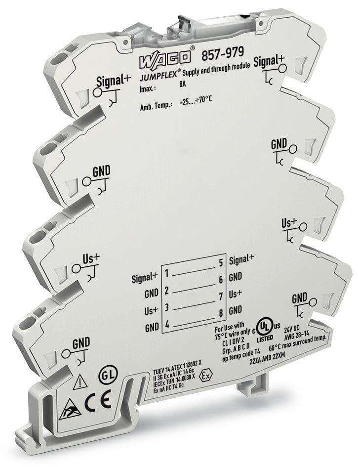 WAGO 857-979   Besleme ve Geçiş Modülü