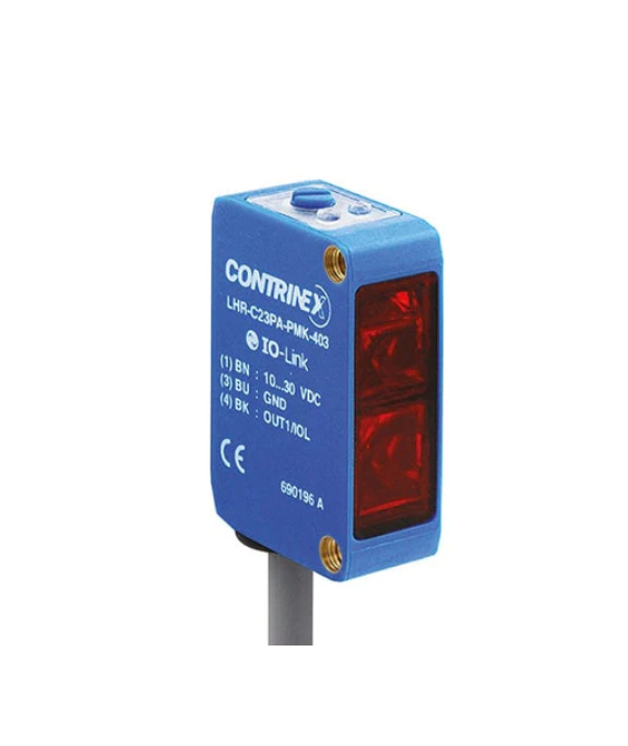 10..300 MM PNP LIGHT ON ARKA FON BAST. CİS. YANS. IO LINK FOTOSEL (20x30mm) M8 soketli Plastik gövde