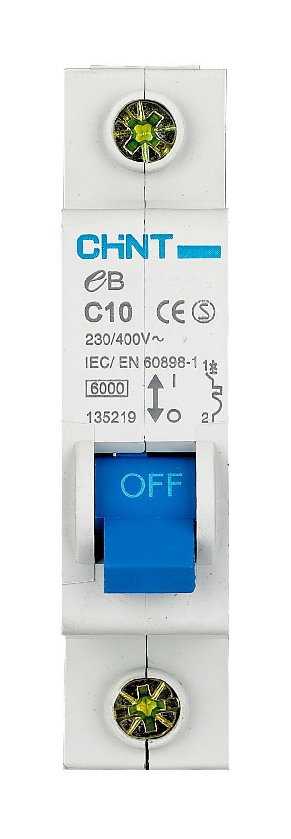 186417 eB / 1 KUTUP 4,5kA C / 10A OTOMATİK SİGORTA