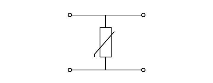 WAGO 280-504/281-587  Bileşen Klemensi İki Katlı Sonlandırma Plakalı Varistörlü DIN-ray 35x15 ve 35x7.5 İçin; 2.5mm² CAGE CLAMP® 2.50mm² Gri