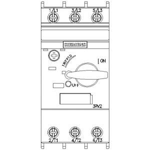 3RV2011-1KA10 9-12.5A Motor Koruma Şalteri 100KA Boy S00