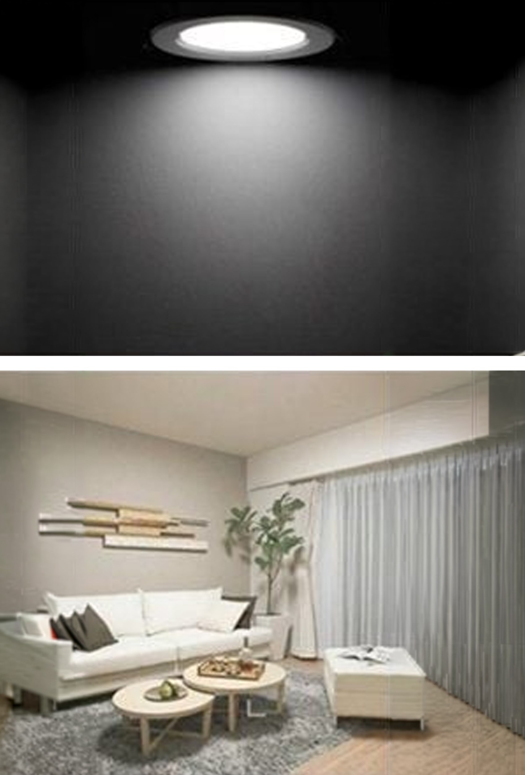 CT-5645 PLUS 6W BEYAZ IŞIK SIVA ALTI LED PANEL (6400K)
