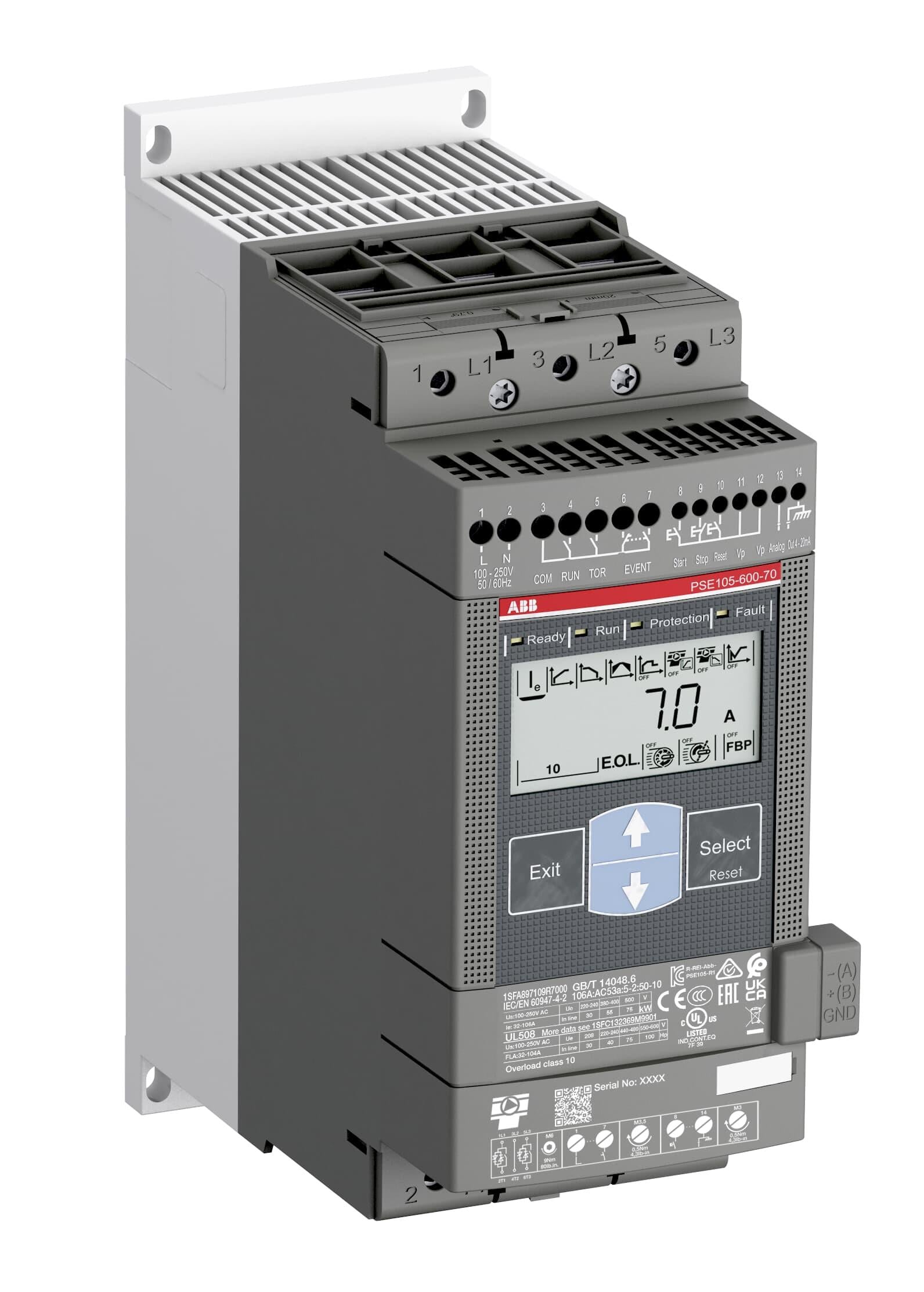 PSE105-600-70 55 KW SOFT STARTER