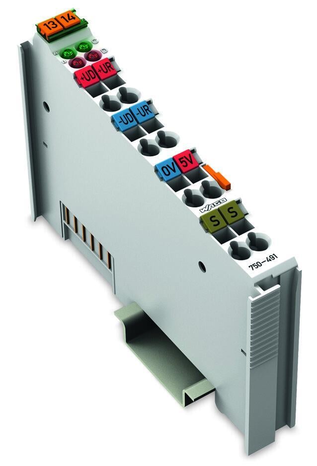 WAGO 750-491  1 Kanallı Analog Giriş Direnç Köprüleri (load cell)