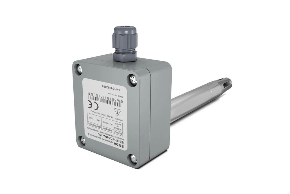 ENDA ESHT102-DC-350 NEM VE SICAKLIK TRANSMİTTERİ KANAL MONTAJLI TİP