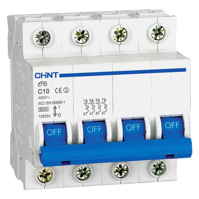 187003 eB / 4 KUTUP 4,5kA B / 63A OTOMATİK SİGORTA