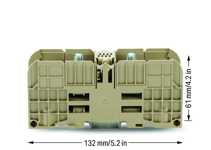 WAGO 884-7000  Pabuç Bağlantılı Klemens 70 Mm² 2 Saplama Cıvata M8 İle Bej