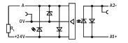 WAGO 859-708    Optokuplör modülü Nominal giriş gerilimi 24VDC Çıkış gerilimi aralığı 0 - 24 VDC Sınırlayıcı sürekli akım 0.5A Frekans 10 kHz Modül genişliği 6mm Gri