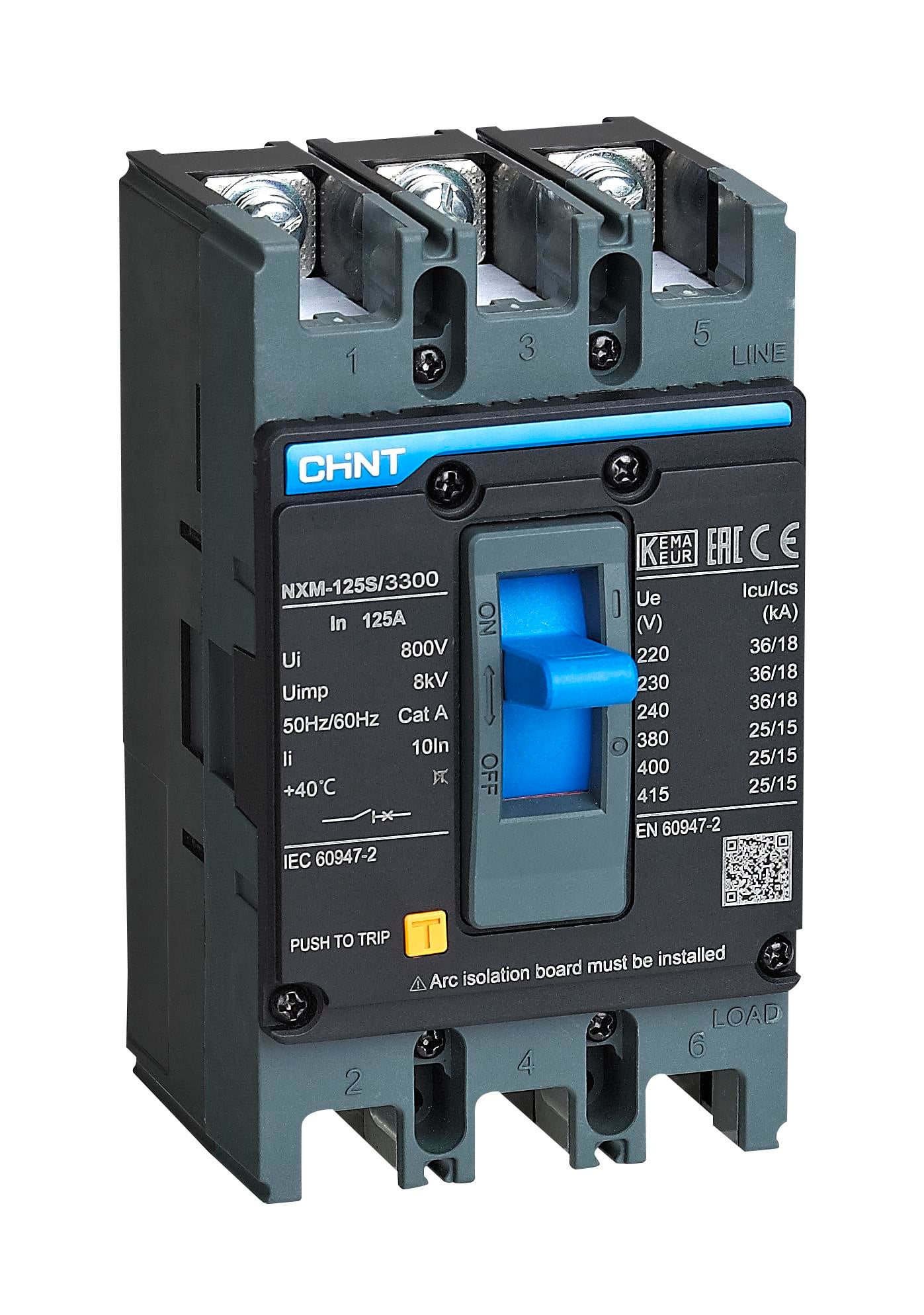 131361 NXM-125S/3300 80A 25kA TERMİK MANYETİK SABİT KOMPAKT ŞALTER