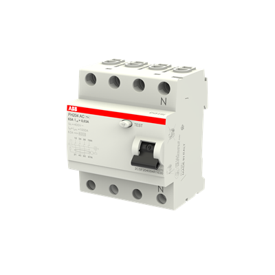 2CSF204004R1630 FH204AC-63/0.03 4X63A 30mA KAK Röle FH200 AC Tipi