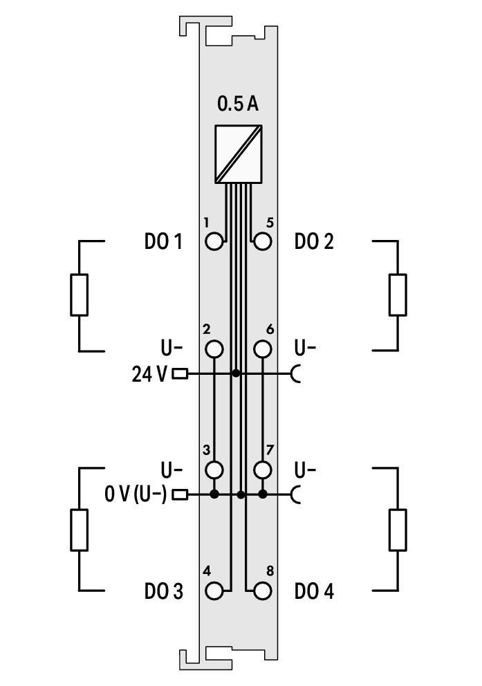 WAGO 750-532   4 Kanallı Dijital Çıkış 24 VDC 0.5A Arıza Teşhisi