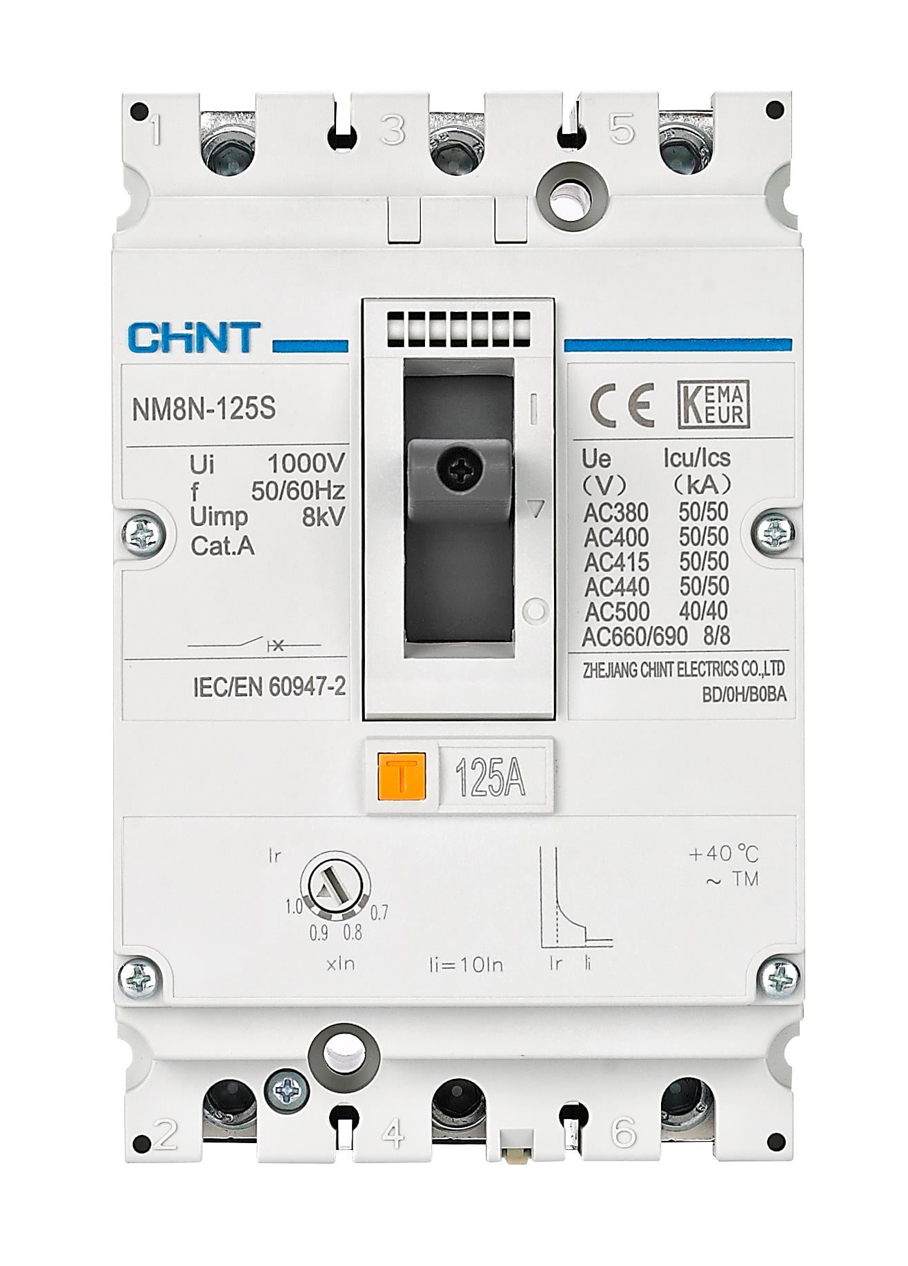 271583 NM8N-125S 3P 25A 50kA Termik Manyetik Ayarlı Devre Kesici 