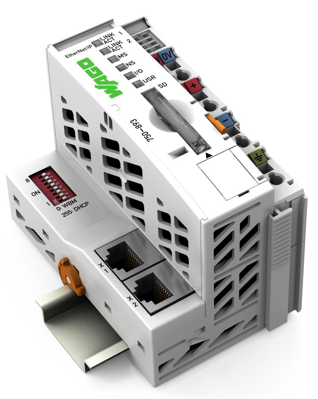 WAGO 750-893  ETHERNET Kontrolörü 4.Nesil 2xETHERNET SD Ethernet Kartı