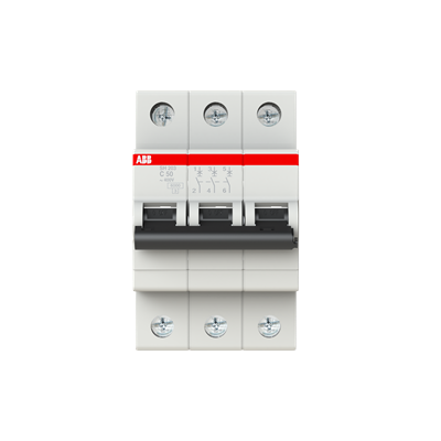 2CDS213001R0504 SH203-C50 3X50A 6KA C Otomat 3P