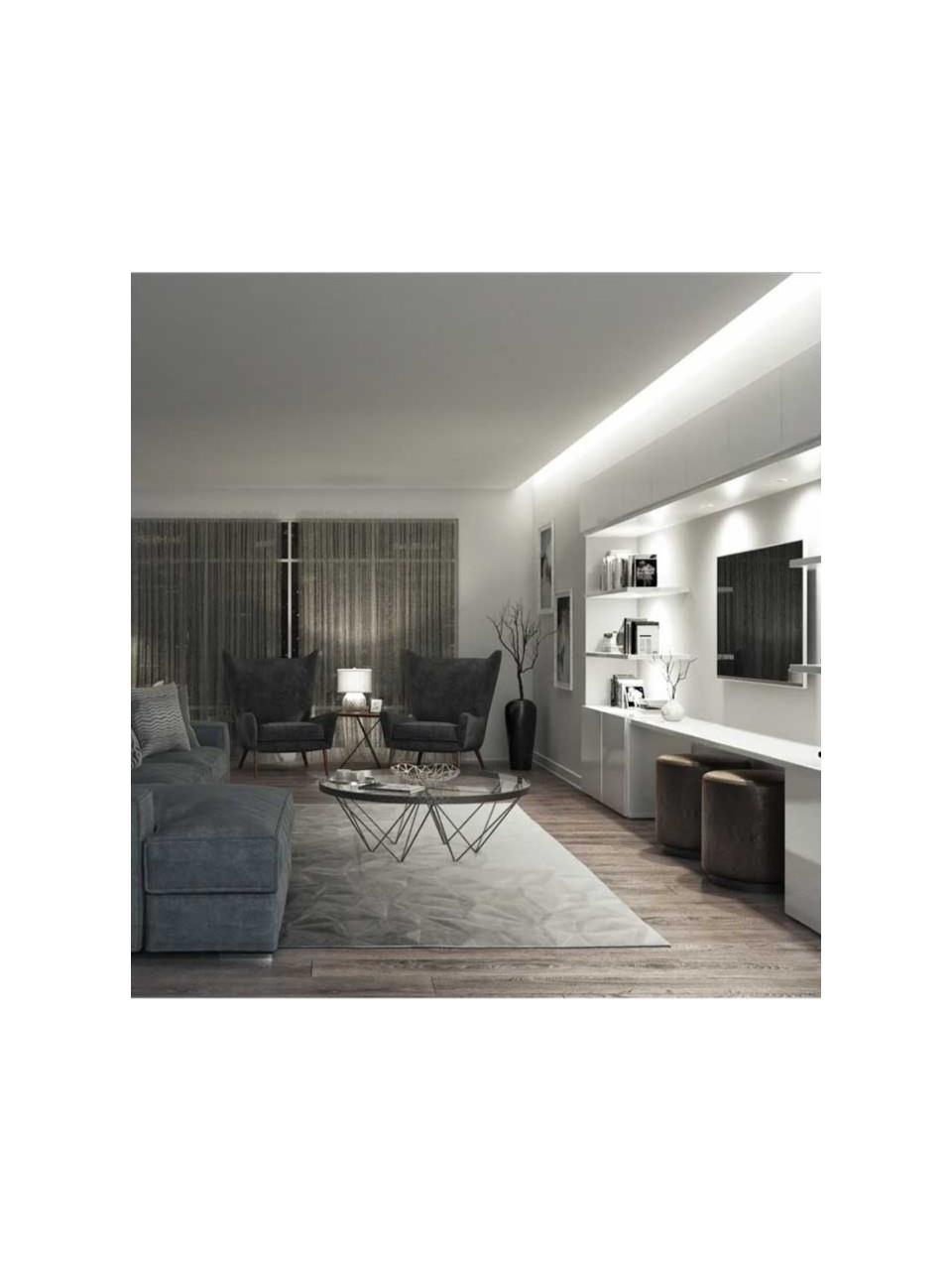 CT 4535 BEYAZ 3 ÇİP 60 LEDLİ İÇ MEKAN ŞERİT LED