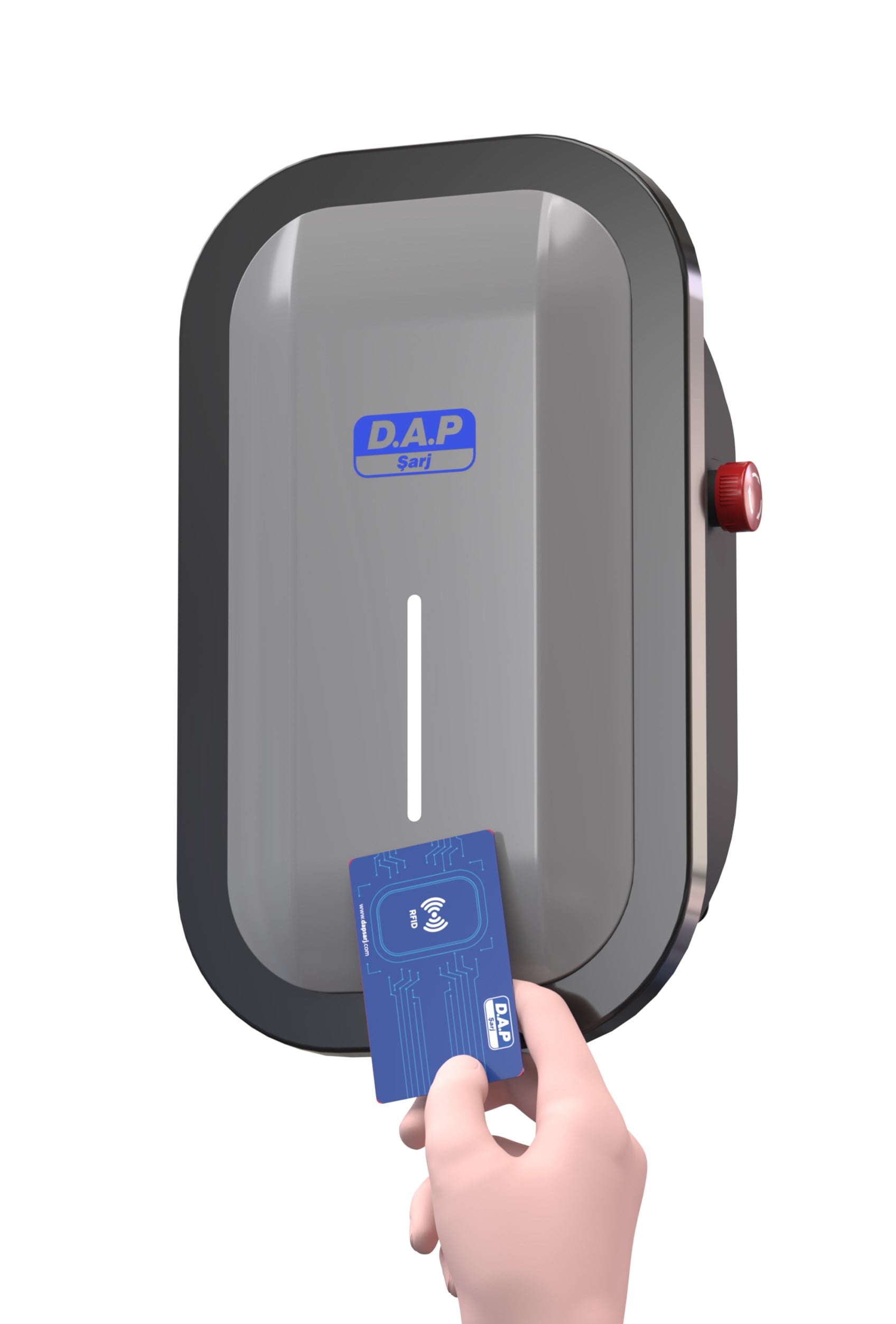 DAP Şarj Ac 22 Kw Elektrikli Araç Şarj Cihazı 5m Kablolu 3 Faz